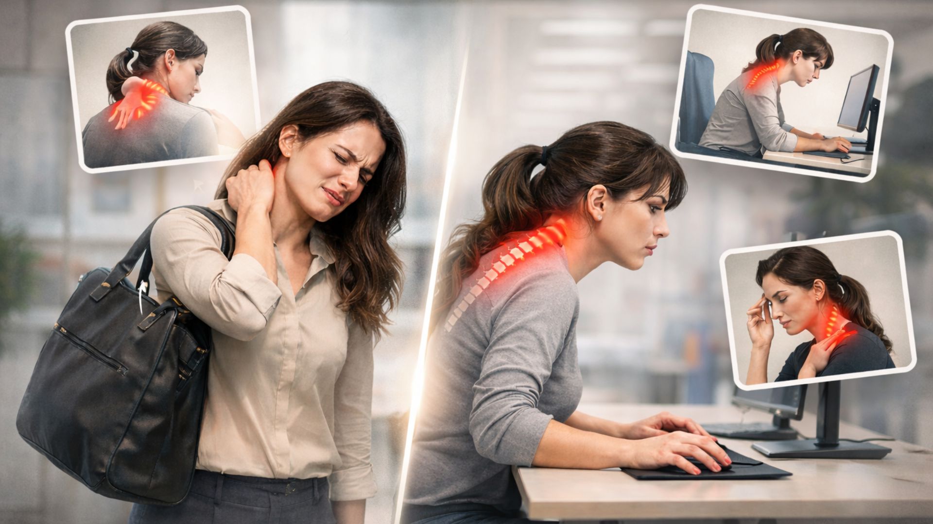 Donne, postura e carichi asimmetrici: perché spalle e collo “pagano” di più